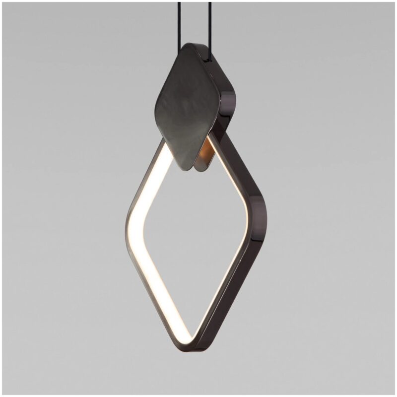 Pendente Losango Preto 15w LED