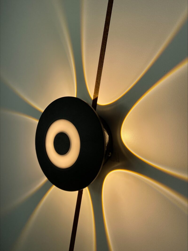 Arandela ABS 6x1W+2W Foco Led 3000K - Image 2