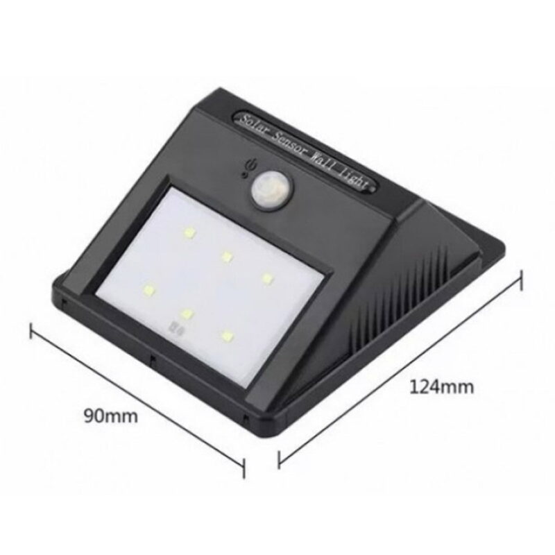 Arandela Recarregável Com Sensor Solar De Parede Externa Bivolt - Image 2