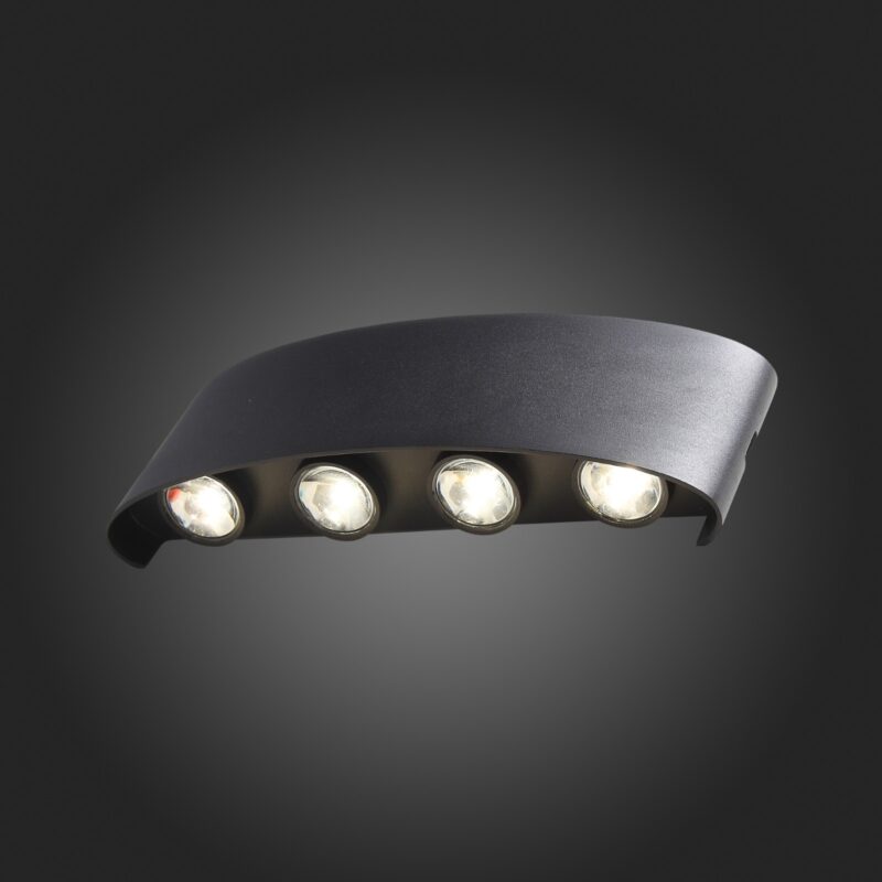 Arandela preta Foco 8 X 1w LED 3000k - Image 2