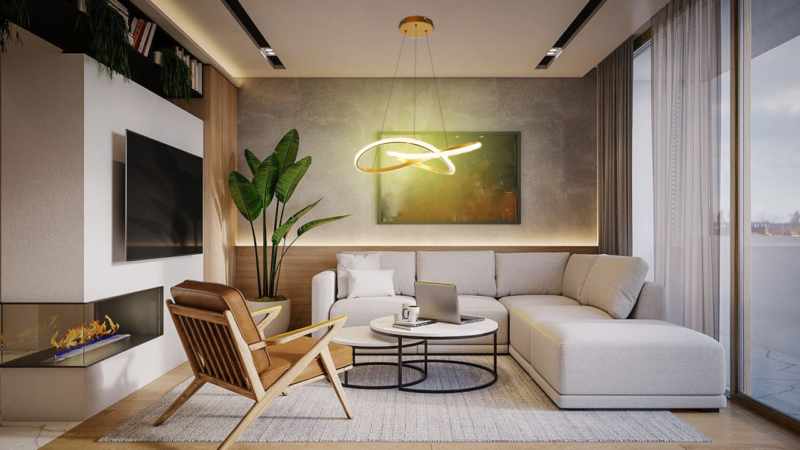 LUSTRE LINHA FLAT RETORCIDO  BRANCO 6000K/3000K - Image 2