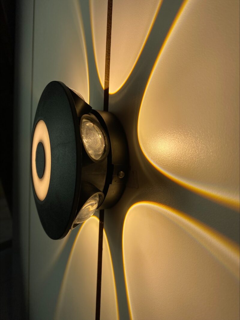 Arandela ABS 6x1W+2W Foco Led 3000K - Image 3