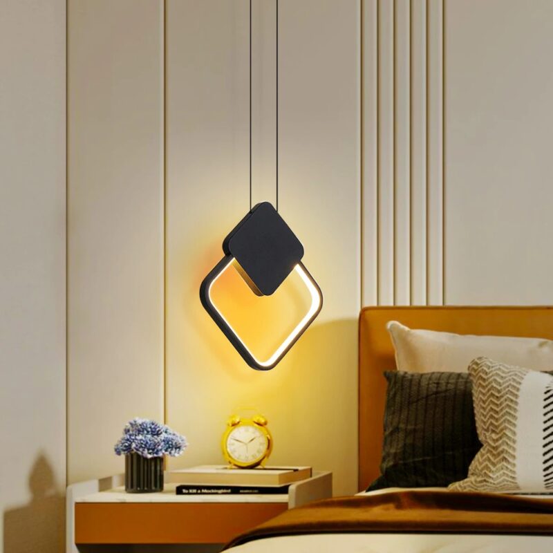 Pendente Losango Preto 15w LED - Image 3