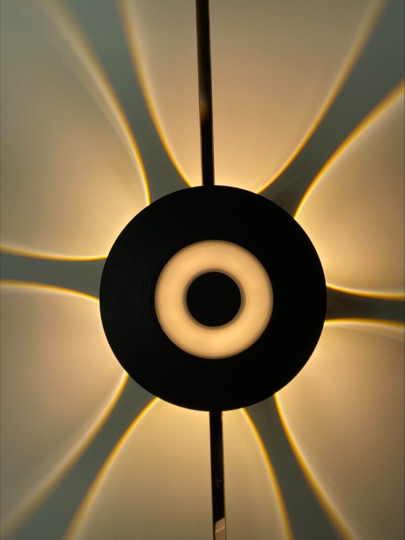 Arandela ABS 6x1W+2W Foco Led 3000K - Image 4
