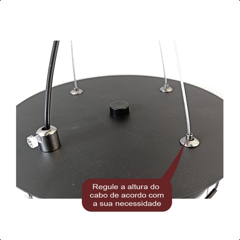 Lustre Pendente LED Moderno Retorcido 3 cores de luz - Image 7