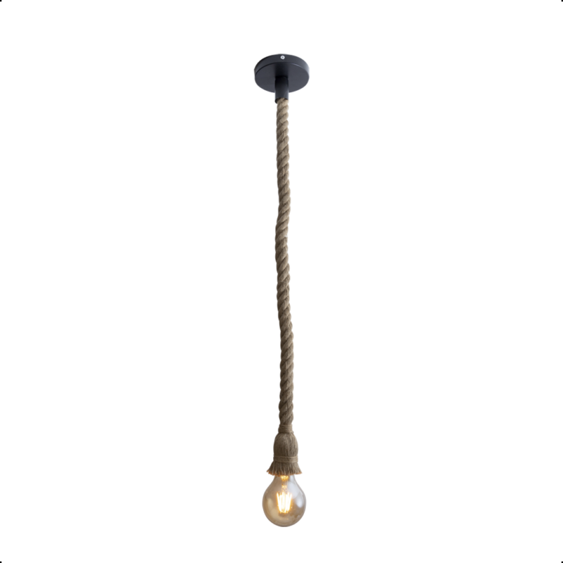 Luminária Pendente Corda Retro com Lâmpada Led Filamento - Image 6