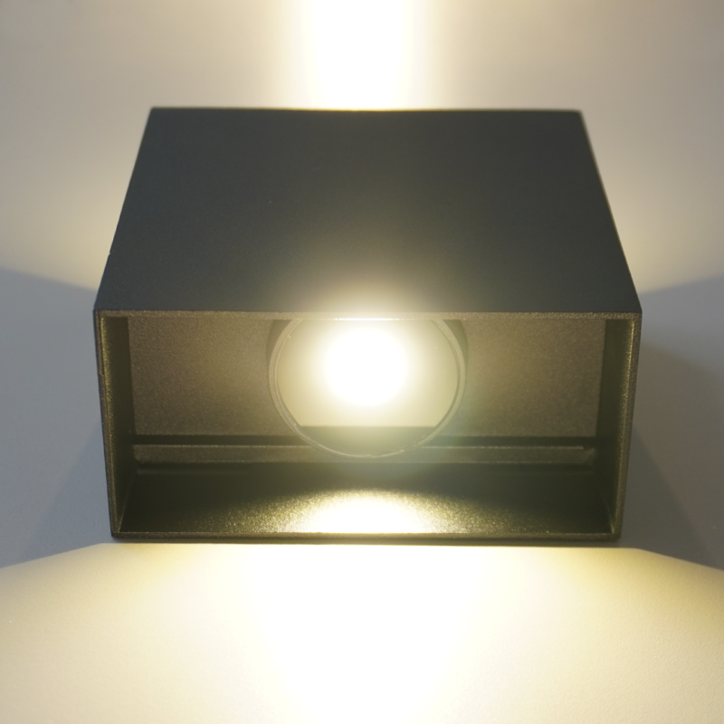 Arandela 2 Fachos Parede Muro Veneza Foco Duplo 5w X 2 Led - Image 3